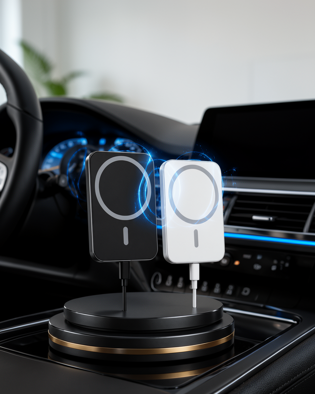 15W Kablosuz Şarj Destekli MagSafe Araç Tutucu Havalandırma Klipsli