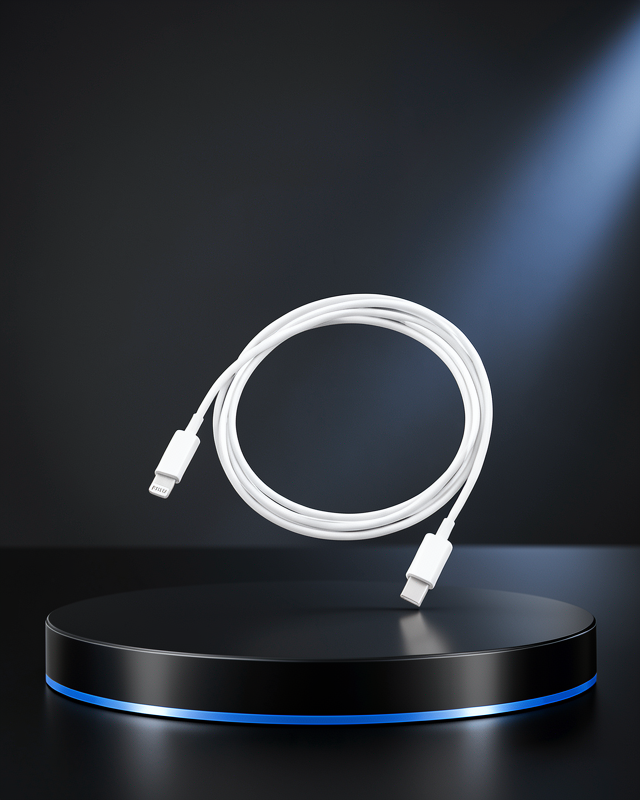 30W Type-C Lightning Hızlı Şarj Kablosu 1.2m iPhone Uyumlu