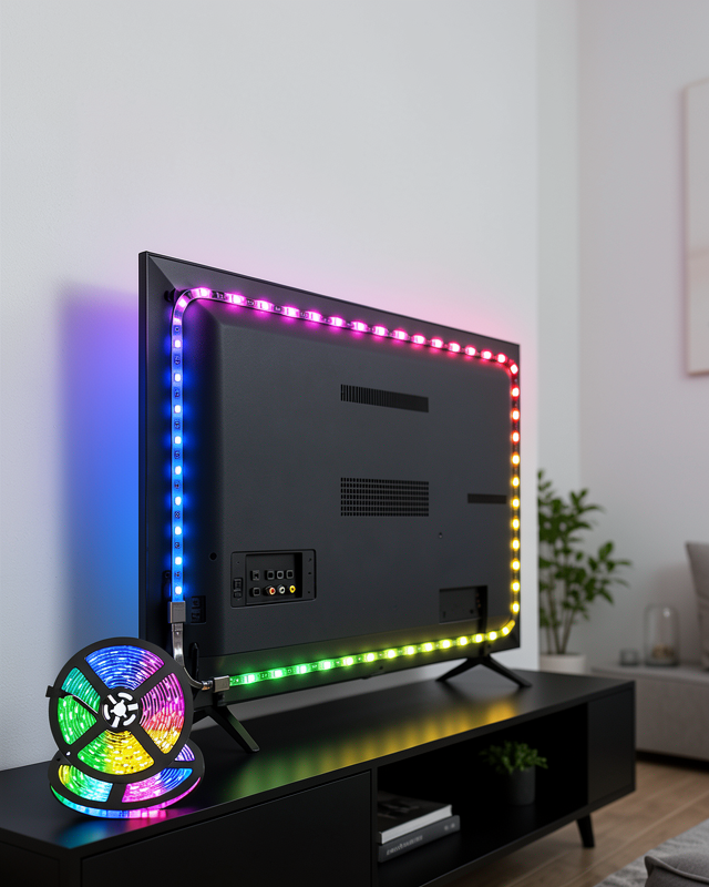 Enerji Tasarruflu RGB Şerit LED 5 Metre