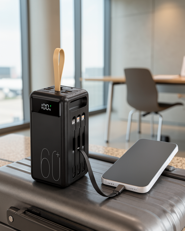 Tüm Cihazlara Uyumlu Çoklu Çıkışlı Powerbank Yeni Nesil