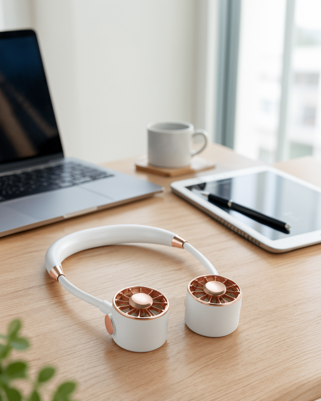 Katlanabilir Asılabilir Mini Fan USB Şarjlı 3 Kademeli Sessiz