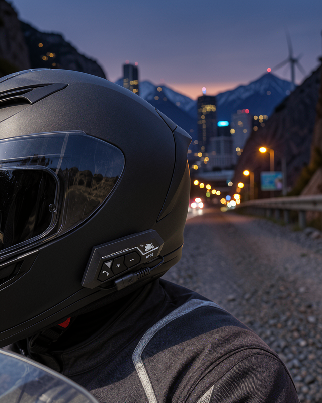 Bluetooth 5.0 Motosiklet Kask Kulaklık Eller Serbest ve Müzik Özellikli Yeni Nesil