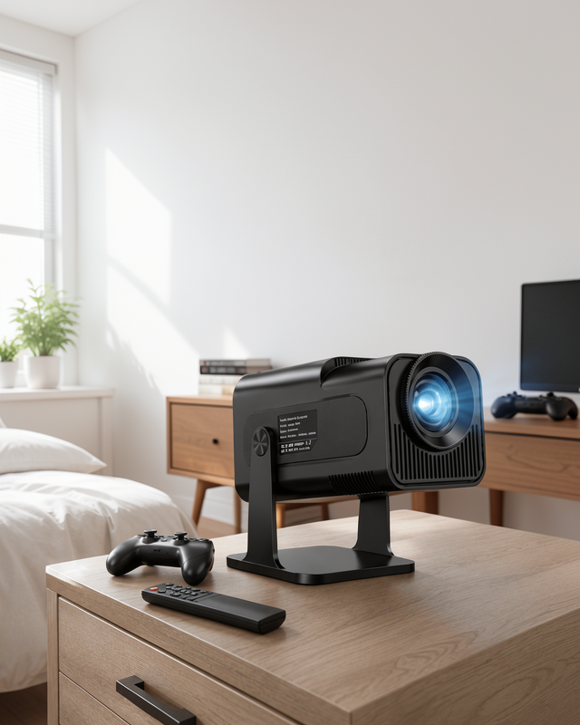 HCS350pro 1080P Full HD Taşınabilir Android Projektör Yeni Nesil