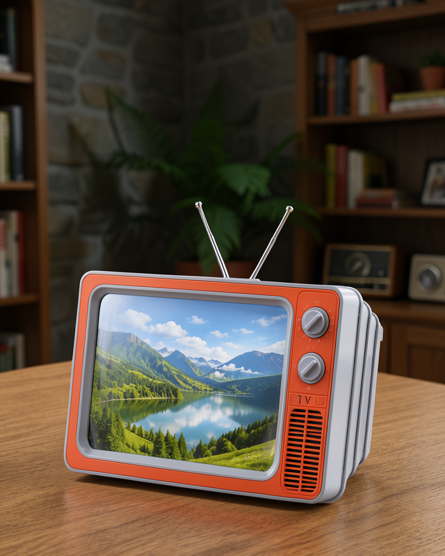 Retro TV Telefon Ekran Büyütücü 12'' HD Görüntü Büyütme Standlı Katlanabilir Telefon Tutucu