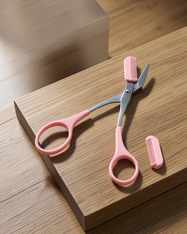 Taşınabilir Kaş ve Kirpik Düzenleme Makası – Ergonomik Tasarım Yeni Nesil