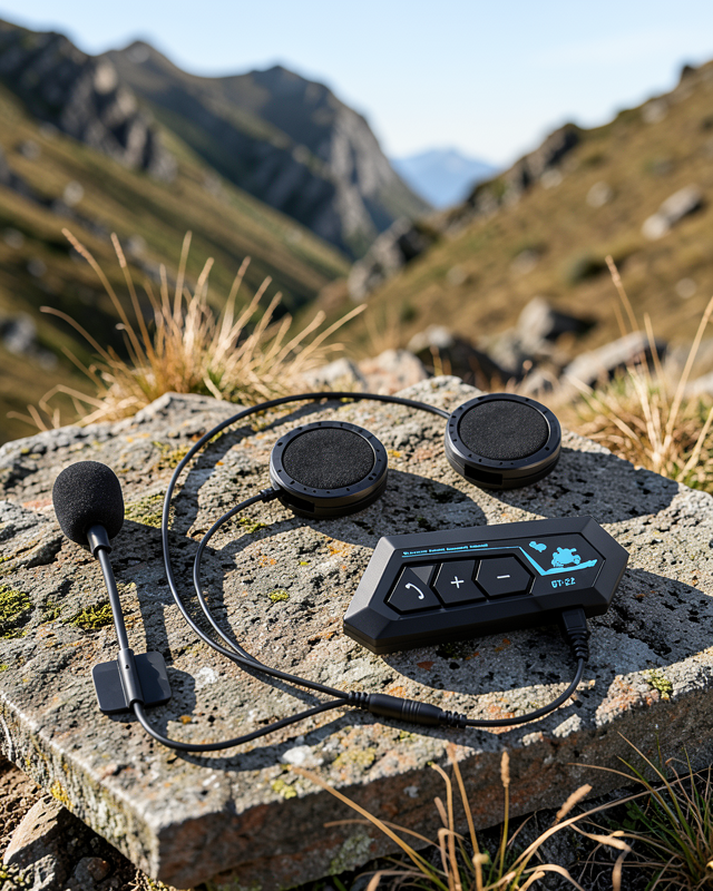 BT22 Kablosuz Kask Kulaklığı – Bluetooth 5.0, Intercom, Su Geçirmez ve Uzun Ömürlü Batarya Yeni Nesil