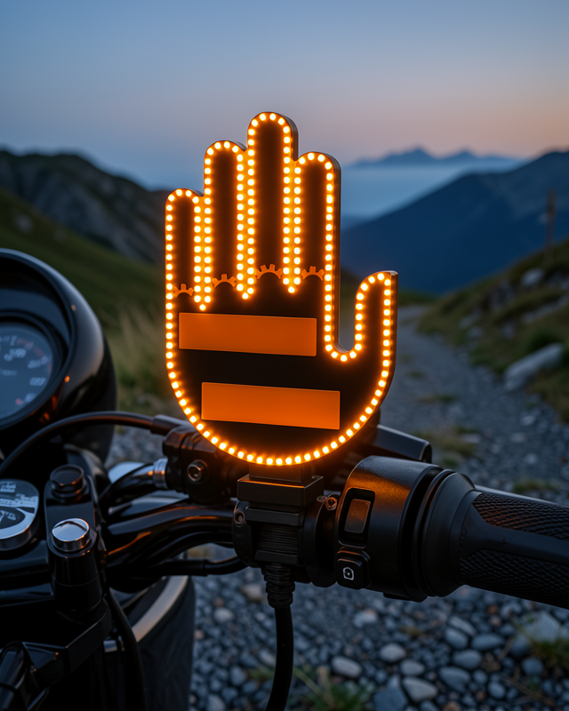 El Hareketiyle Kontrol Edilen 176 LED Amber Güvenlik Lambası