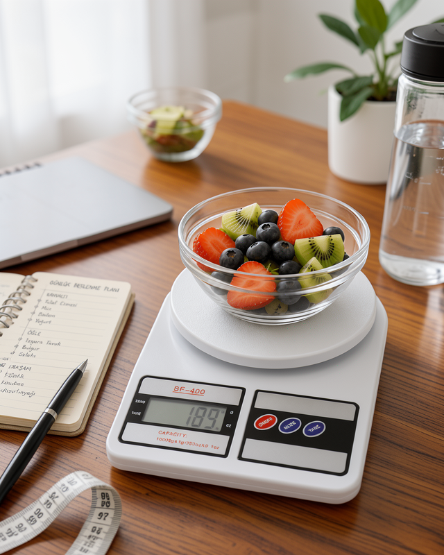 Taşınabilir Hassas Tartı – 5kg Kapasite, 1g Ölçüm, Gram ve Ons Desteği Yeni Nesil