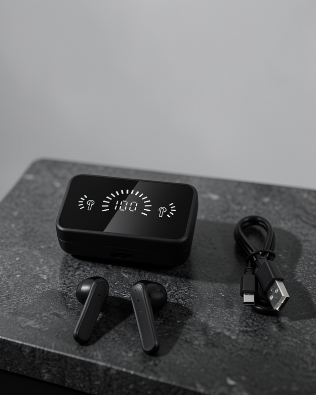 Bluetooth 5.1 Destekli  bluetooth kulaklık – ANC ve Stereo Sesli
