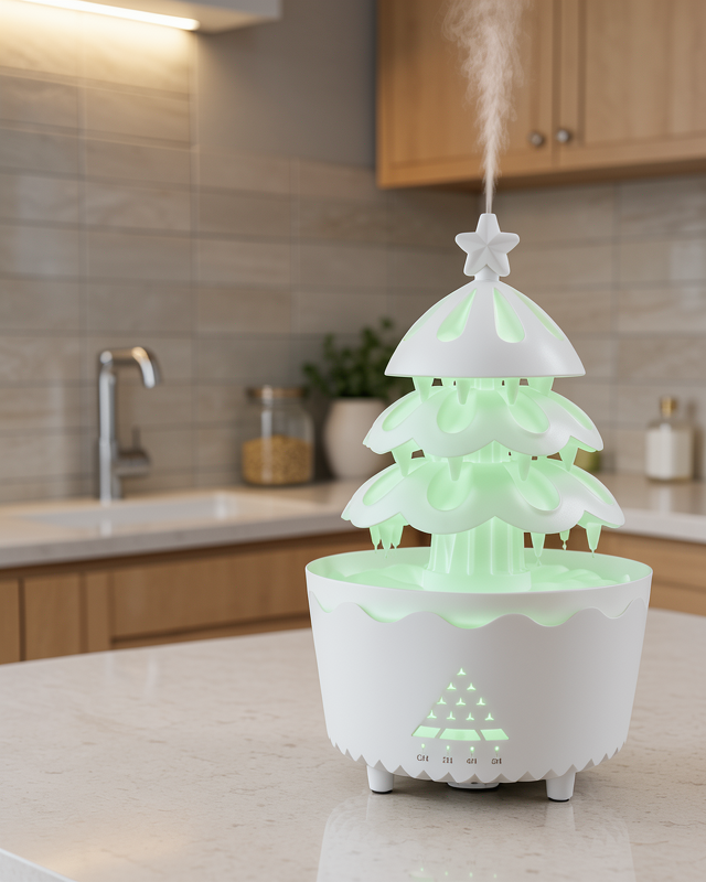 RGB Aydınlatmalı Şans Ağacı Aromaterapi Difüzörü 250 ML Hava Nemlendirici