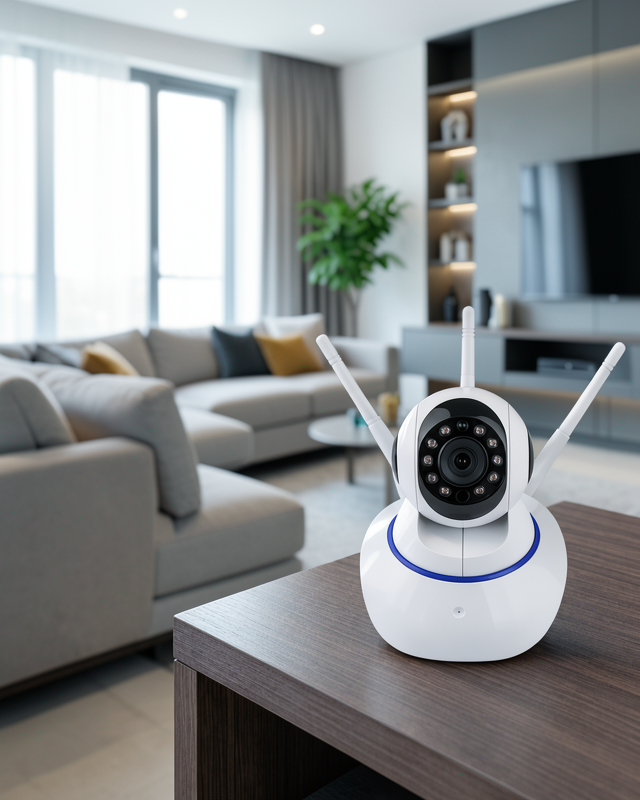 Full HD Akıllı IP Kamera – Gece Görüşlü, Hareket Sensörlü, Çift Yönlü Ses ve Online Kayıt Özellikli Yeni Nesil