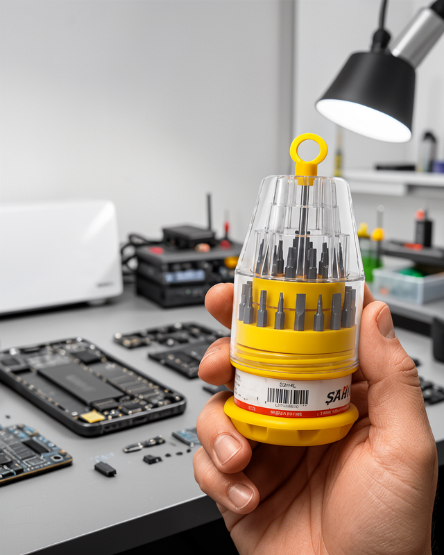 Kompakt Tornavida Seti Elektronik Cihaz Tamiri İçin