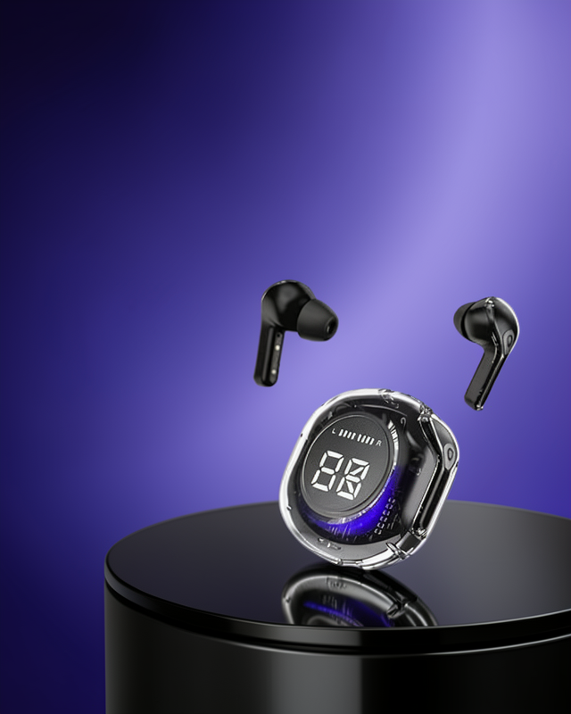 Yeni Nesil Bluetooth Kulaklık Dijital Göstergeli Dokunmatik 5.3 Kablosuz
