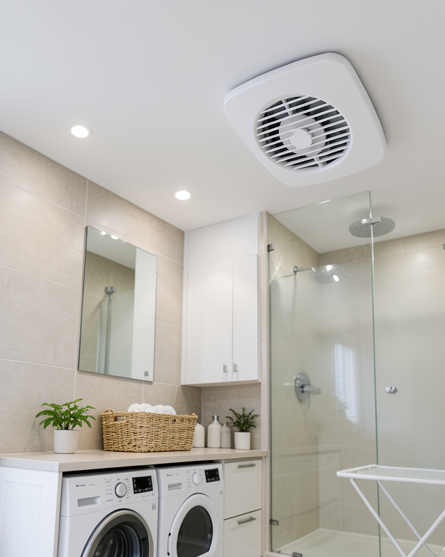 120 mm Dekoratif Aspiratör 16 W 180 m³/h Banyo Mutfak ve WC Havalandırma Fanı