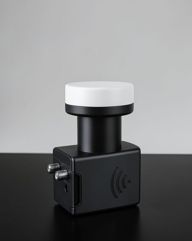 Ku Band Twin LNB Çift Çıkış 4K Ultra HD Destekli 0.1 dB Uydu Anten LNB