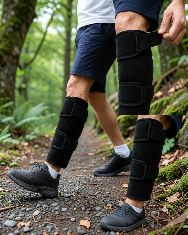 Ayarlanabilir Alt Baldırlık Baldır Destekliği Çift Bantlı Spor ve Günlük Kullanım