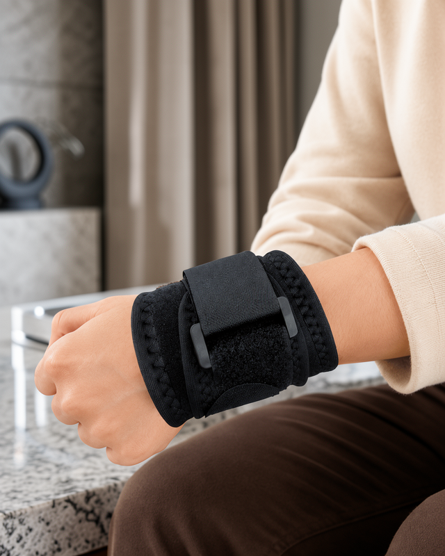 Ayarlanabilir Bileklik Bilek Destek Bandı Spor Egzersiz ve Günlük Kullanım İçin