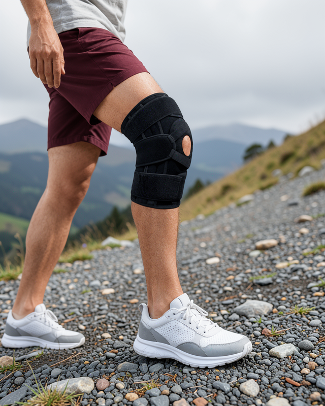 Silikon Patella Destekli Dizlik Nefes Alabilir Ayarlanabilir Cırtlı Ligament Desteği