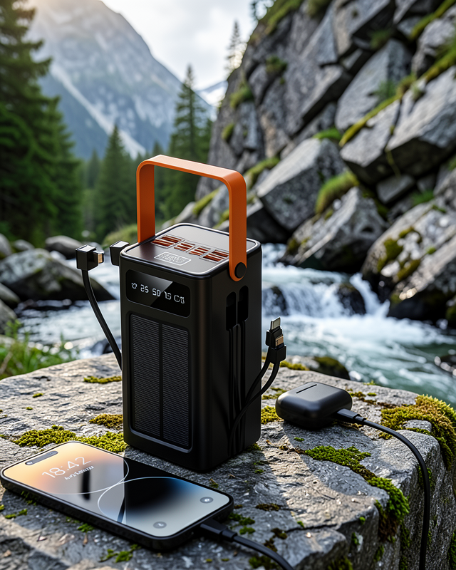 Çok Amaçlı Solar Powerbank Yüksek Kapasiteli Taşınabilir Şarj Cihazı 80.000