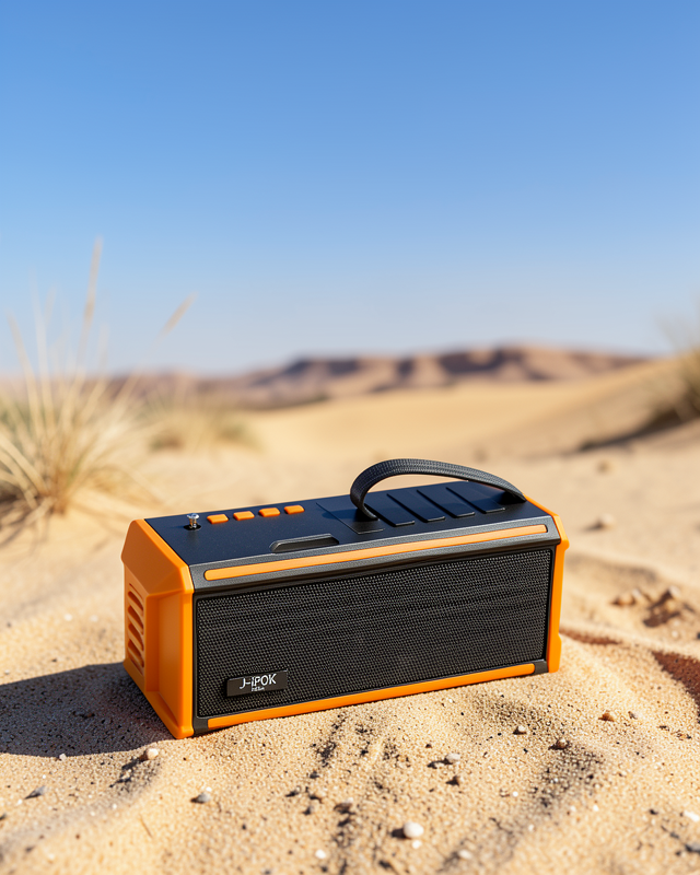 J-IPOX P520 Bluetooth Hoparlör 8W Güçlü Ses Solar Şarj FM Radyo