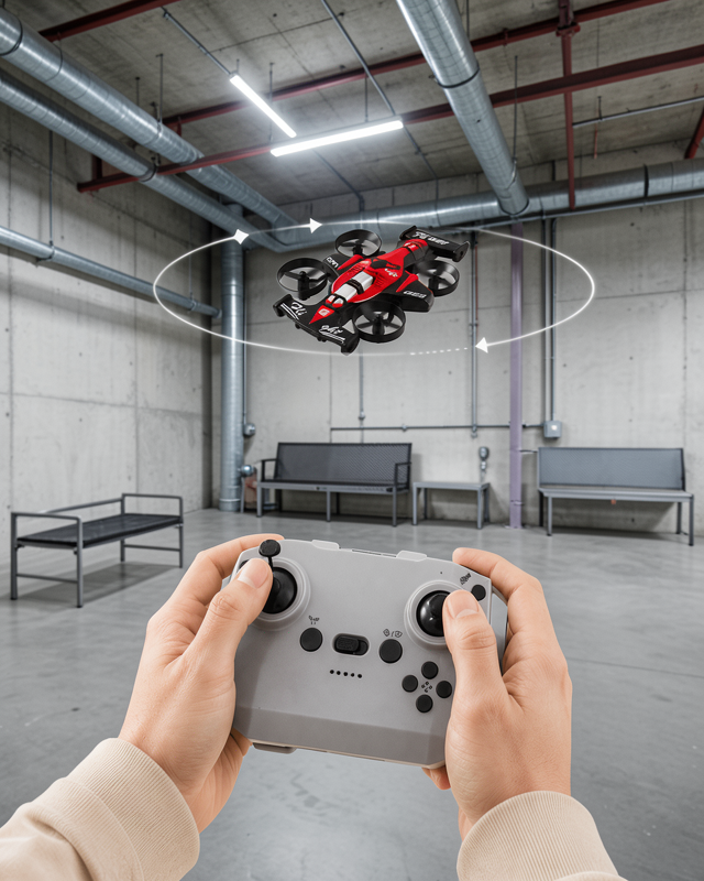Uzaktan Kumandalı RC Drone 360° Akrobatik Dönüş 3 Kademeli Hız Headless Mode