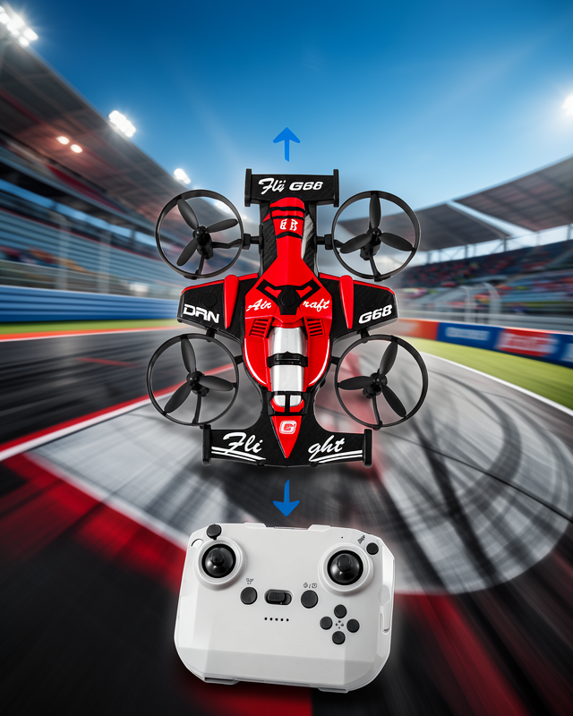 Uzaktan Kumandalı Araba Drone 3 Hız Kademeli 360° Dönüş ve Headless Mode Özellikli