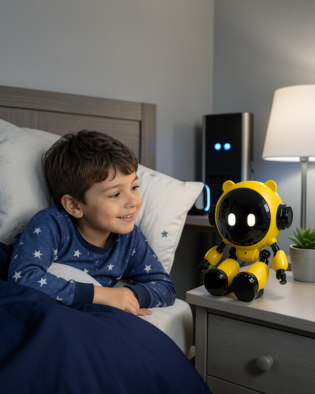 Akıllı Eğitici Çocuk Robotu 40 Dil Destekli Yapay Zeka Wi-Fi Uygulama ve Sesli Sohbet