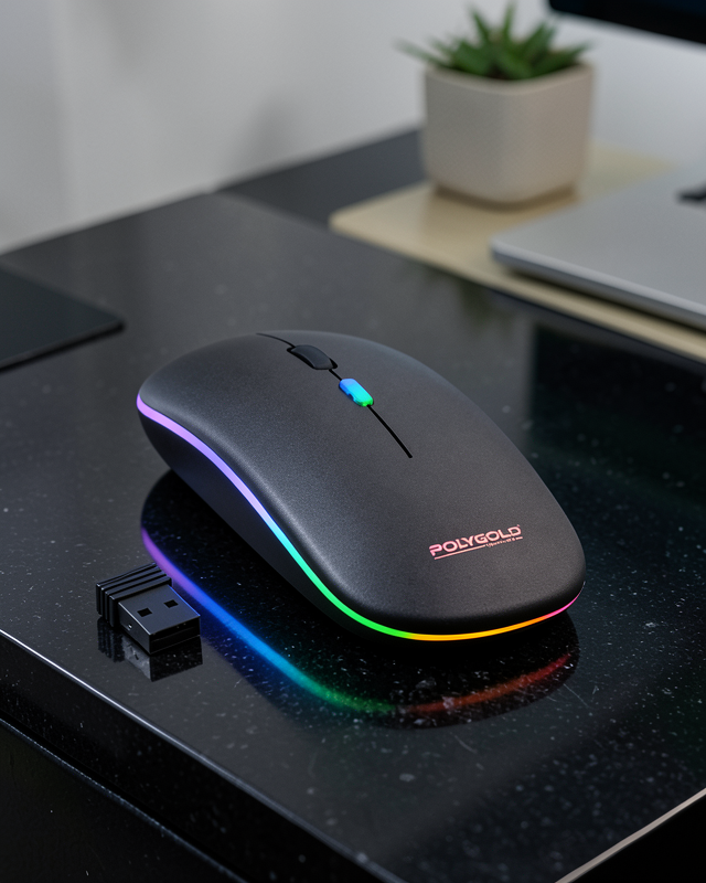 Sessiz Tıklama 800 1200 1600 DPI Ayarlanabilir Mouse