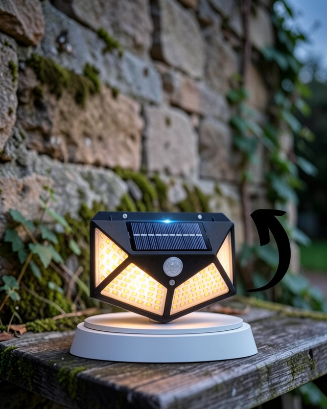 Güneş Enerjili Bahçe Lambası 100 Led Bahçe Lambası Bahçe Aydınlatma