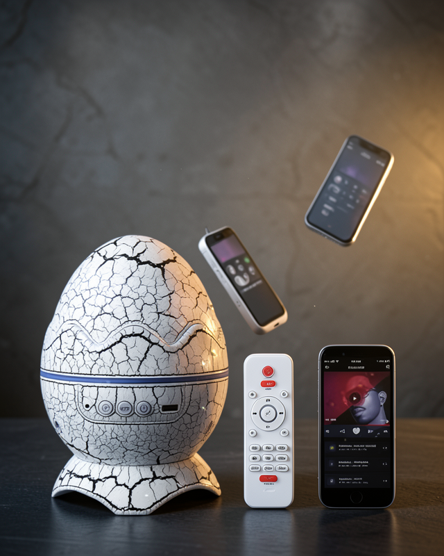 Dinozor Speaker Renk Değiştirme Projeksiyon Modu Bluetooth Hoparlör Gece Lambası