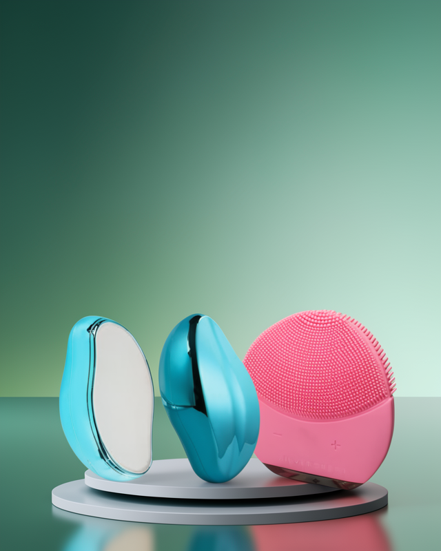 Crystal Eraser Epilasyon Aleti ve Titreşimli Yüz Temizleme Masaj Aleti