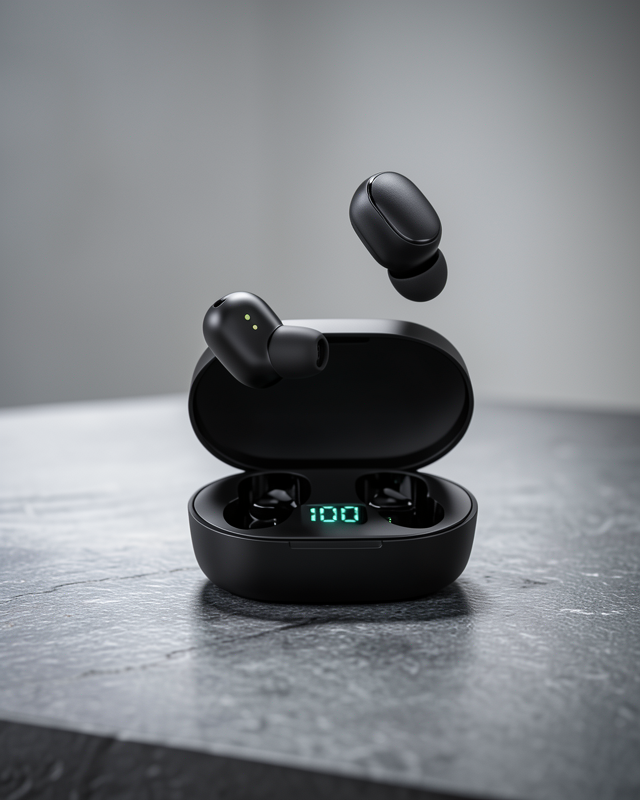 Bluetooth Kulaklık Dijital Göstergeli Yüksek Ses Kaliteli Uzun Pil Ömrü