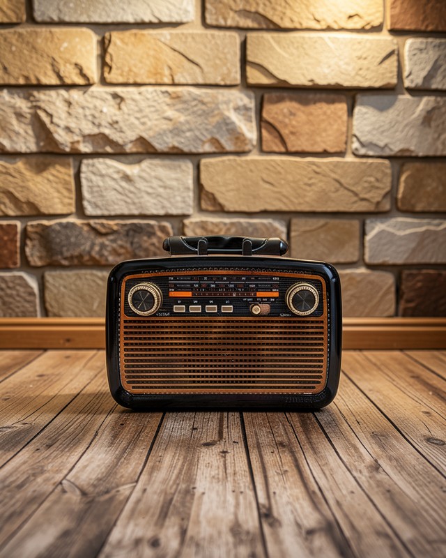 Eskitme Nostalji Tasarımlı Bluetoothlu Nostalji Radyo Ahşap Nostaljik Görünümlü