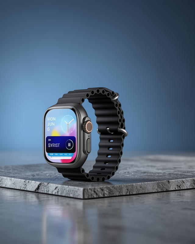 Ultra Akıllı Saat 49 Mm Çift Kordonlu Arama Cevaplama Bluetooth Bağlantılı