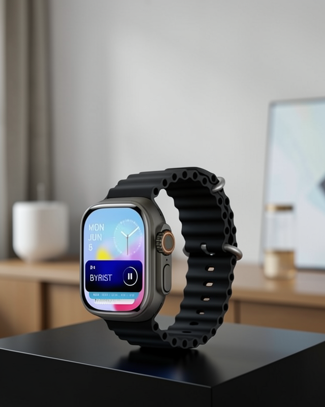 2025 Model Akıllı Saat Çift Kordon Ios Ve Android Arama Cevaplama Sesli Asistan
