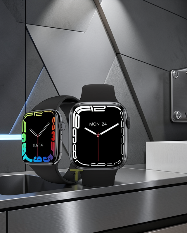 Yeni Model Akıllı Saat Dokunmatik Ekran Unisex Amoled Ekran 44 mm