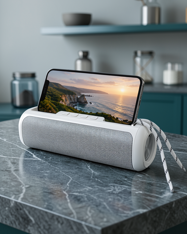 RGB Işıklı Bluetooth Kablosuz Hoparlör TWS Stereo Destekli USB ve TF Kart Girişli