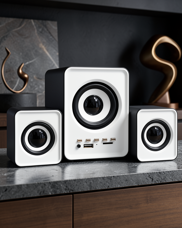 Bluetooth Bağlantılı Kumandalı Multimedya Ses Sistemi