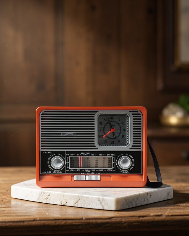 Vintage Nostaljik Radyo AUX USB SD Kart Girişli Şarjlı Bluetooth Bağlantılı