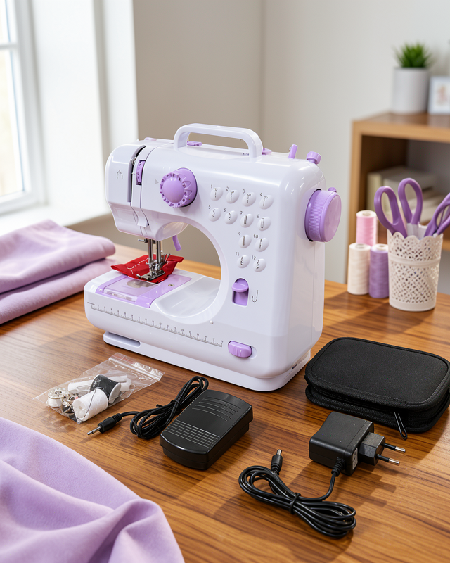 Taşınabilir Elektrikli Dikiş Makinesi Desen Seçimli