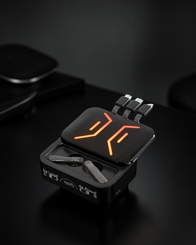 Gaming Bluetooth Kulaklık Dahili Powerbank Kablolu Düşük Gecikmeli Bluetooth 5.2