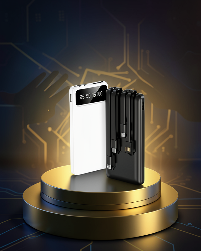Powerbank 20.000 MAH Hızlı Şarj Özellikli Taşınabilir USB Girişli