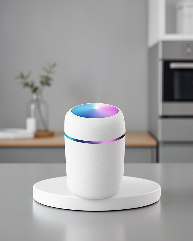 Rgb Işıklı Ulrasonik Ledli Hava Nemlendirici Buhar Makinesi Buhardanlık