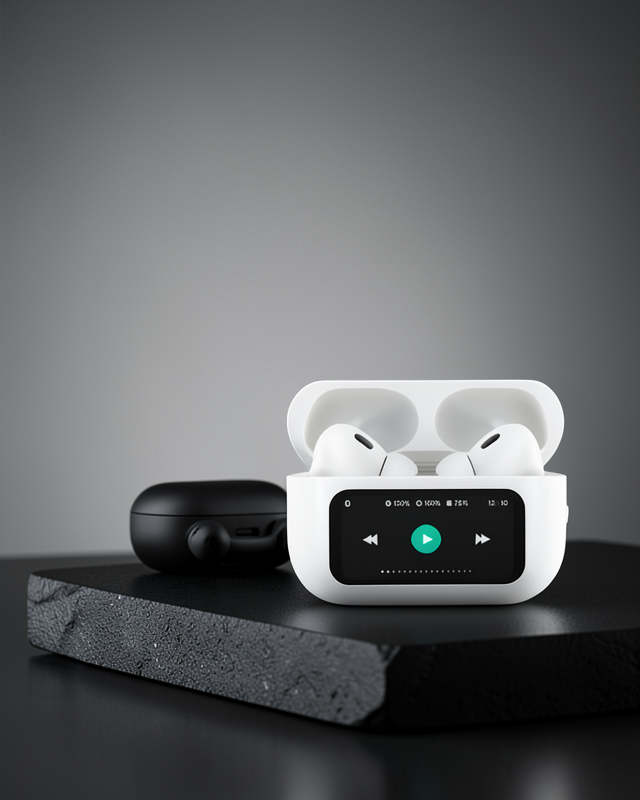 Dokunmatik Ekranlı ANC/ENC Yeni Nesil Pro Bluetooth Kulaklık Dokunmatik Ekran