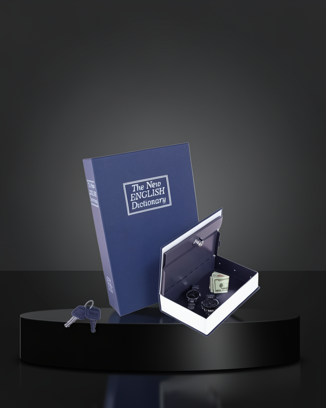 Kilitli Gizli Kasa Sözlük Kumbara Kitap Sözlük Görünümlü 18cm