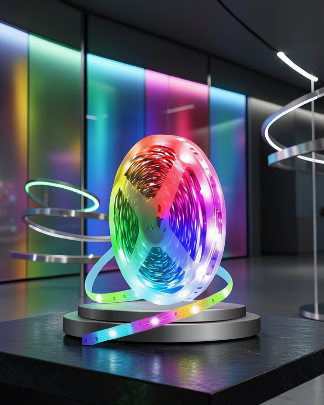 RGB Şerit Led 10 Metre Led Işık Kumanda ile Kontrol RGB