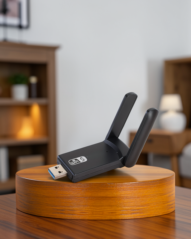 Wifi Alıcı Dual Band Usb 3.0 Adaptör Kablosuz Windows 7/8/10/11