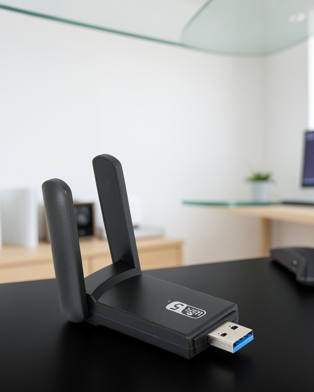 Wifi Adaptörü Bt5.0 Wifi 2'si Bir Arada Çift Bantlı Çift Anten