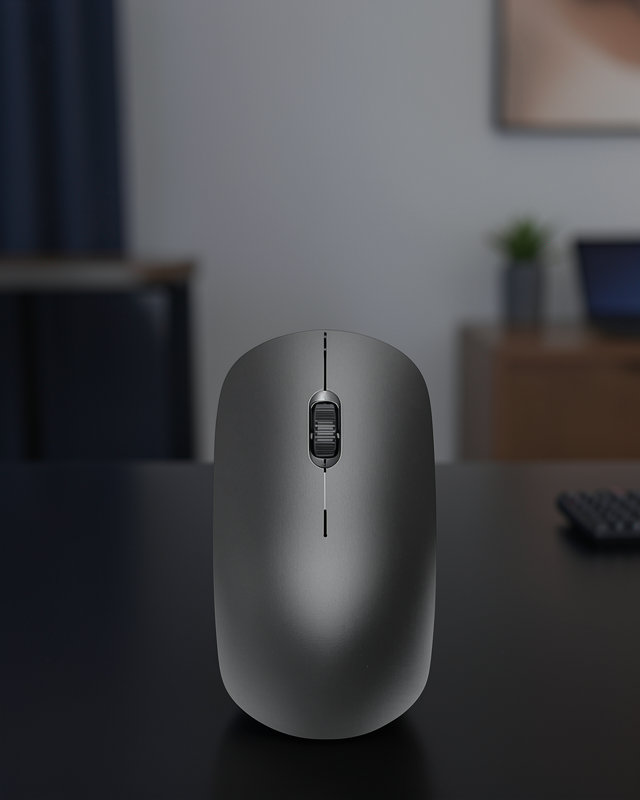 Kablosuz Bağlantı Yüksek Hassasiyetli Kablosuz Wireless Siyah Mouse