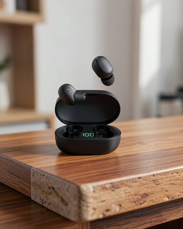 Kablosuz Kulak İçi Bluetooth Kulaklık Stereo Dokunmatik Kontrollü Kulaklık